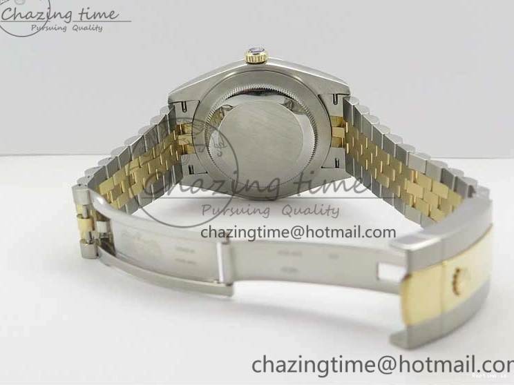 1219 DateJust 41 126333 SS YG Wrapped WWF Best Edition Gray Roman Makers Dial on SS YG Wrapped Jubilee Bracelet A Sporty 3127